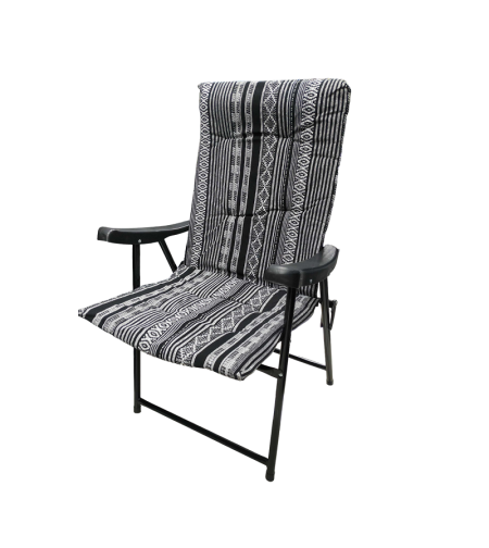 Сгъваем къмпинг стол - 1297-50 - 100014 - Black/White