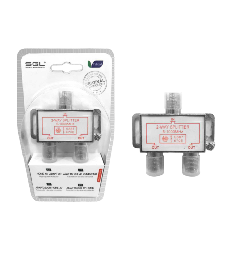 Сплитер за свързване на телевизионна антена - 2Way Splitter - 1801 - 098494