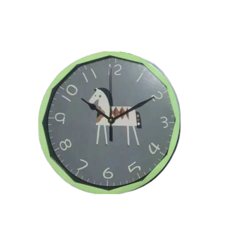 Детски стенен часовник - XH-6628 - 166283 - Зелен