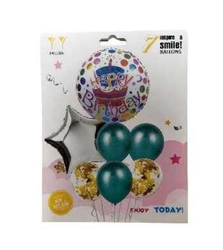 Комплект парти балони - 7pcs - 024100