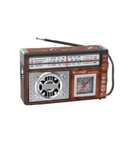 Ретро акумулаторно радио - XB -912BT -CS - 009124 - кафяво