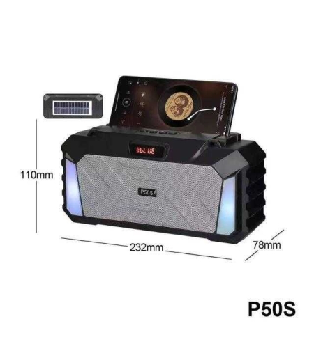 Безжична Bluetooth тонколона със соларен панел - P50S - 884669