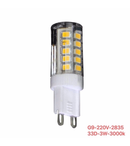 Крушка LED - G9 - 220V - 3W - 3000K - 33D - 835330