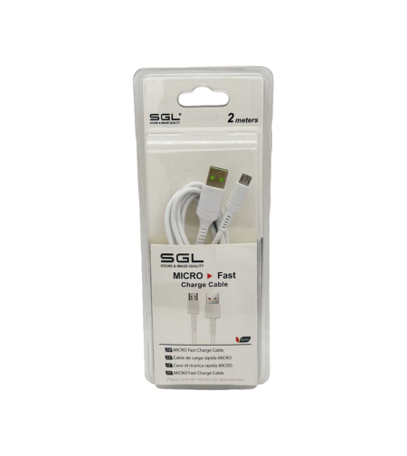 Кабел за зареждане и данни - Micro USB - D13 - 2м - 099323