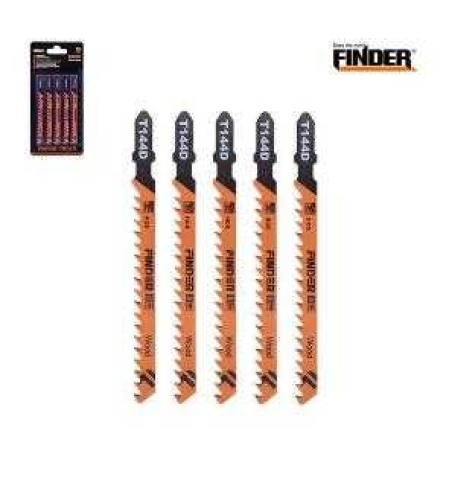 Режещи ножове за дърво за прободен трион - 5pcs - Finder - 191697