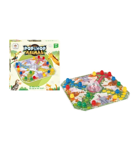 Настолна игра - Pop&Hop - Животни - JF378-98 - 310374