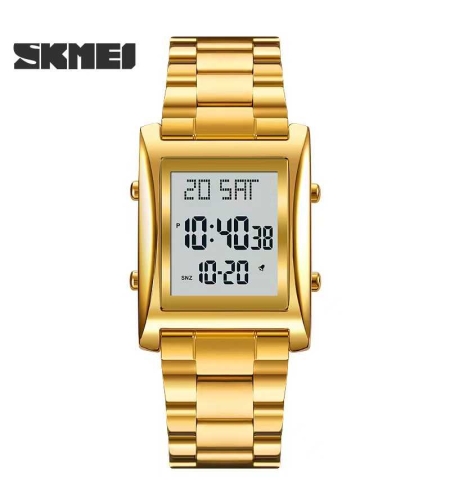 Дигитален ръчен часовник – Skmei - 1812 - Златен