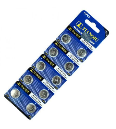 Алкални батерии - AG13 - 1.5V - 10бр. - 681132