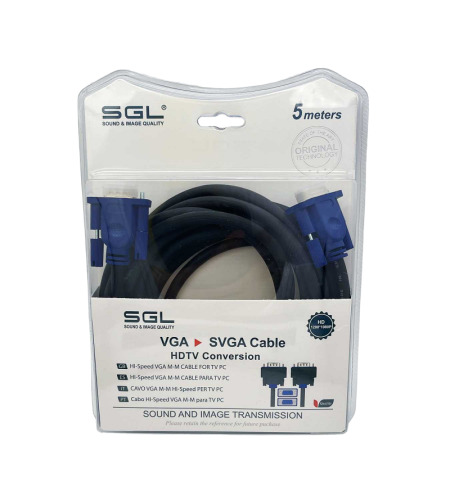 VGA кабел - 550BB - мъж/мъж - 5M - 095080
