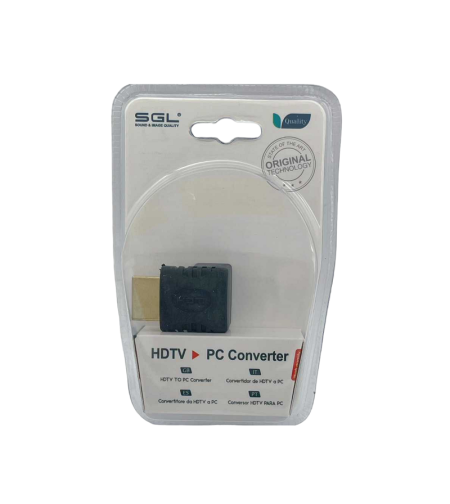 HDMI видео/аудио адаптер - Ъглов - мъжки/женски - 6040 - 098449