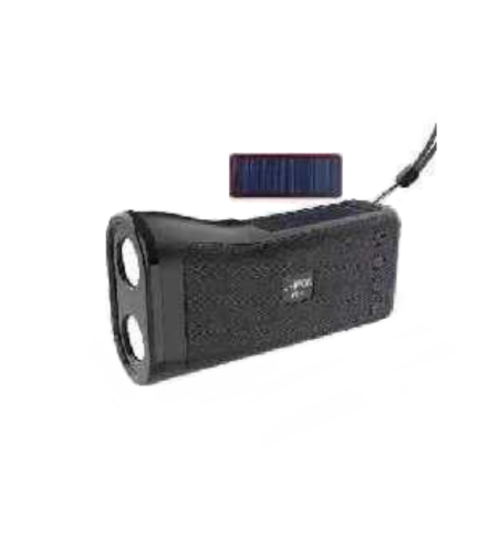 Безжична Bluetooth тонколона със соларен панел - P055 - 220552 - Черна