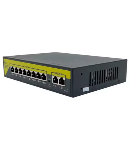 Превключвател за рекордер с 8 порта - PoE - 10/100Mbps - 300020