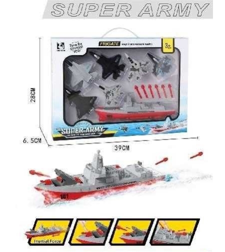 Игрален комплект - Бойни самолети и кораб - T102 - 308359