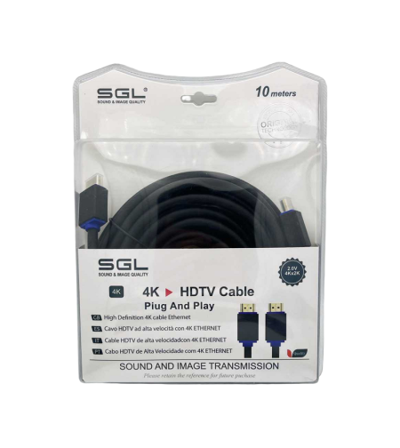HDMI кабел с 2 мъжки конектора - 1592 - 10 м - 094731