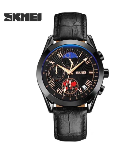 Аналогов ръчен часовник – Skmei - 9236 - Черен