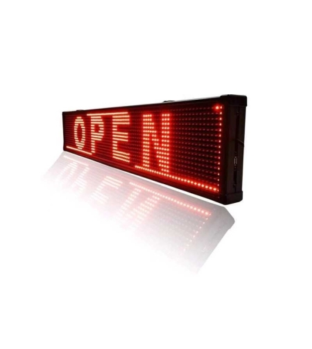 LED табела - 103x23см - ЧЕРВЕНА - 951307