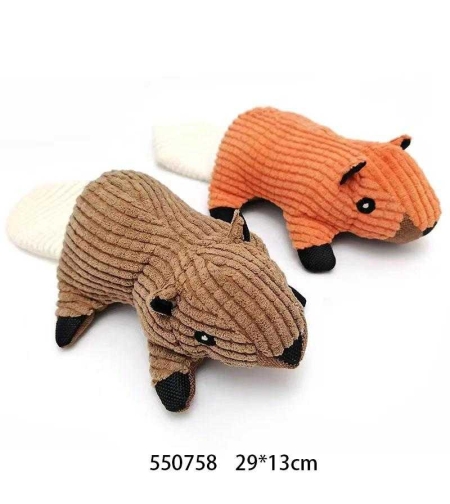 Плюшена играчка - Бобър - 29х13см - 550758