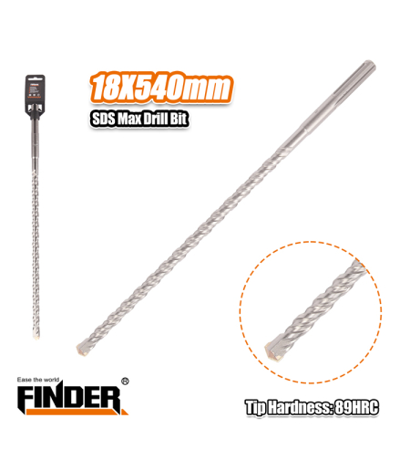 Свредло за бетон SDS MAX - 18x540mm - Finder - 196424