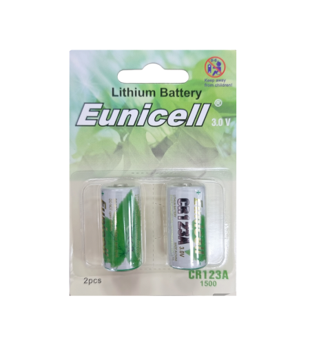 Комплект батерии - CR123A - 3V - 1300mah - 2бр. - 511776