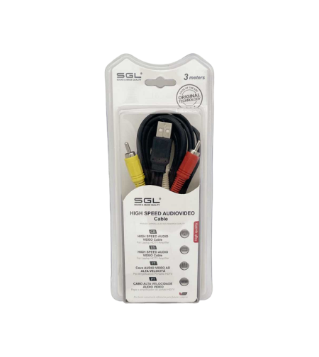 Кабел USB 2.0 към RCA - 1528B - 1.5м - 097985