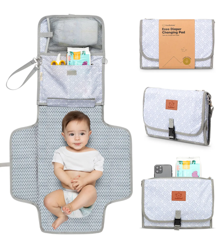 Ezee Portable Diaper Changing Pad, Foldable Changing Mat