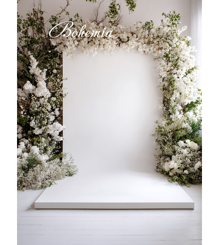 Пролетен фотографски фон с цветя 105