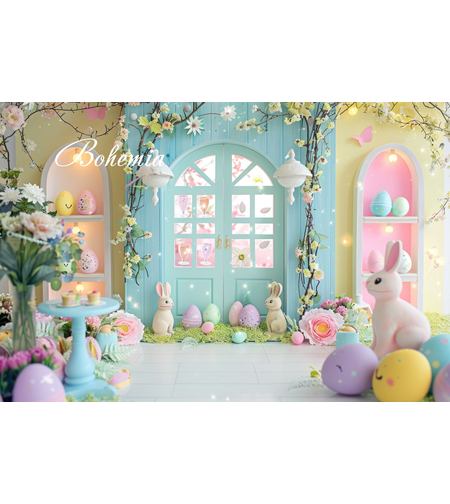 Пролетен Великденски фотографски фон 106