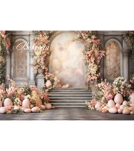 Пролетен Великденски фотографски фон 112