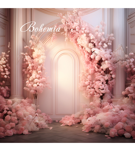 Пролетен фотографски фон с цветя 16