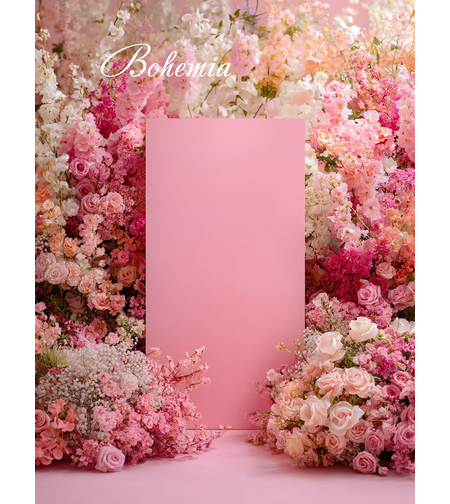 Пролетен фотографски фон с цветя 60