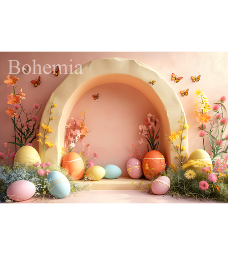 Пролетен Великденски фотографски фон 23