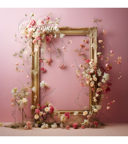 Пролетен фотографски фон с цветя 23