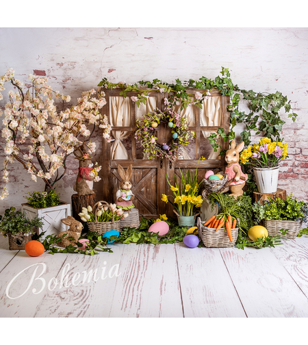 Пролетен Великденски фотографски фон 56