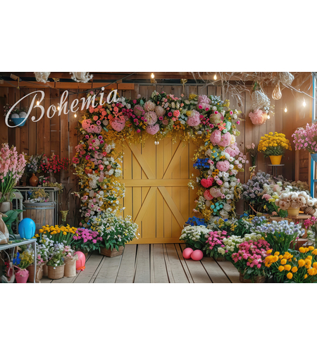 Пролетен Великденски фотографски фон 36