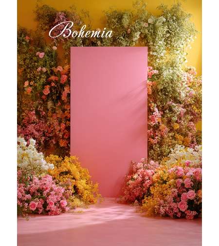 Пролетен фотографски фон с цветя 106