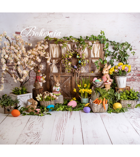 Пролетен Великденски фотографски фон 44