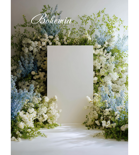 Пролетен фотографски фон с цветя 141