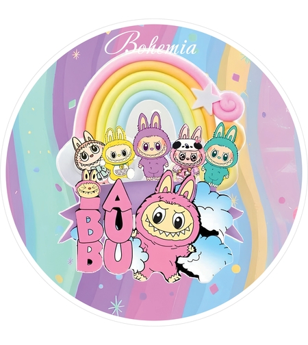 Фон винил Лабубу