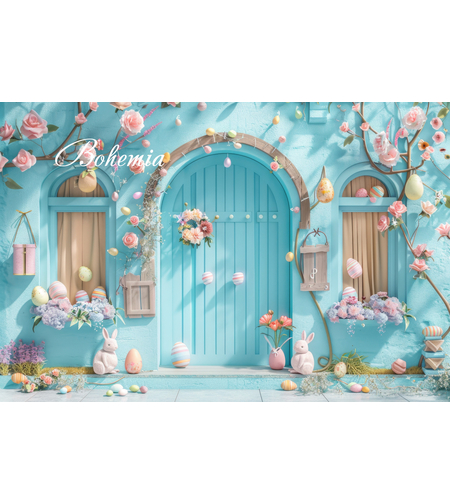 Пролетен Великденски фотографски фон 82