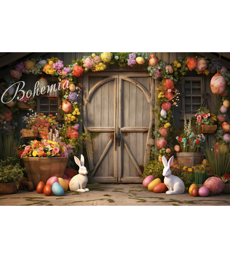 Пролетен Великденски фотографски фон 25