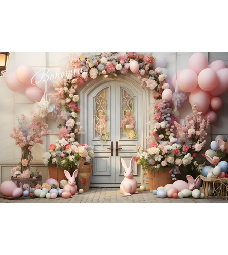 Пролетен Великденски фотографски фон 42