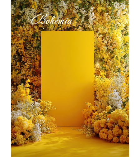 Пролетен фотографски фон с цветя 140