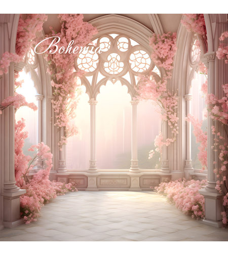 Пролетен фотографски фон с цветя 19