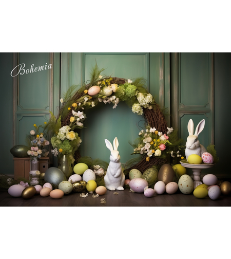 Пролетен Великденски фотографски фон 38