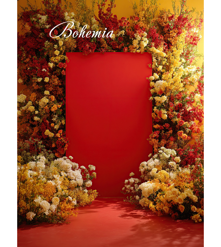 Пролетен фотографски фон с цветя 112