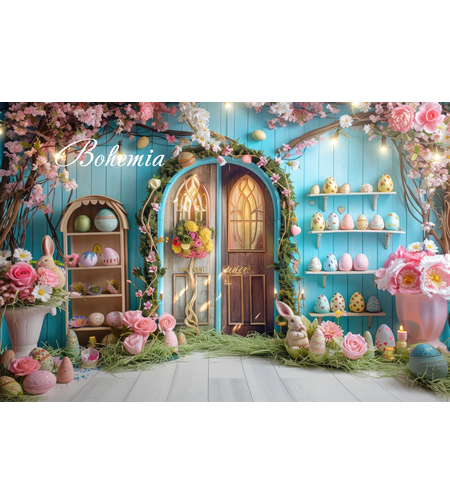 Пролетен Великденски фотографски фон 63