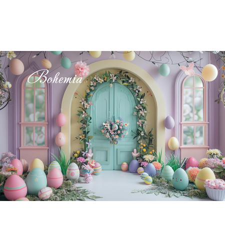 Пролетен Великденски фотографски фон 107