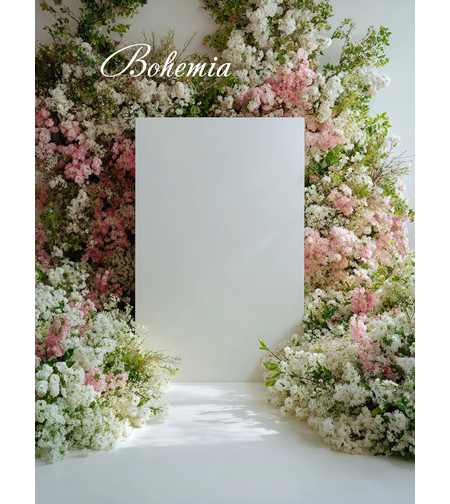 Пролетен фотографски фон с цветя 99