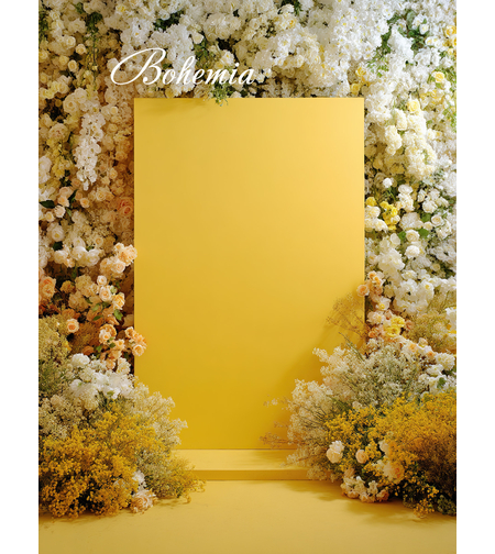 Пролетен фотографски фон с цветя 101