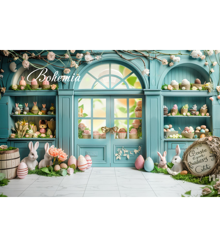 Пролетен Великденски фотографски фон 89